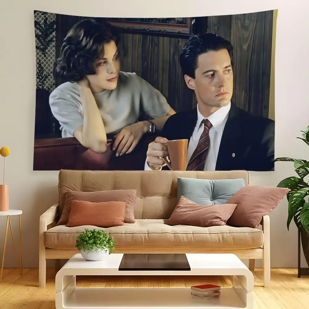 Twin Peaks Dale Cooper And Audrey Tapestry