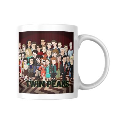 Twin Peaks Cartoon New Mug