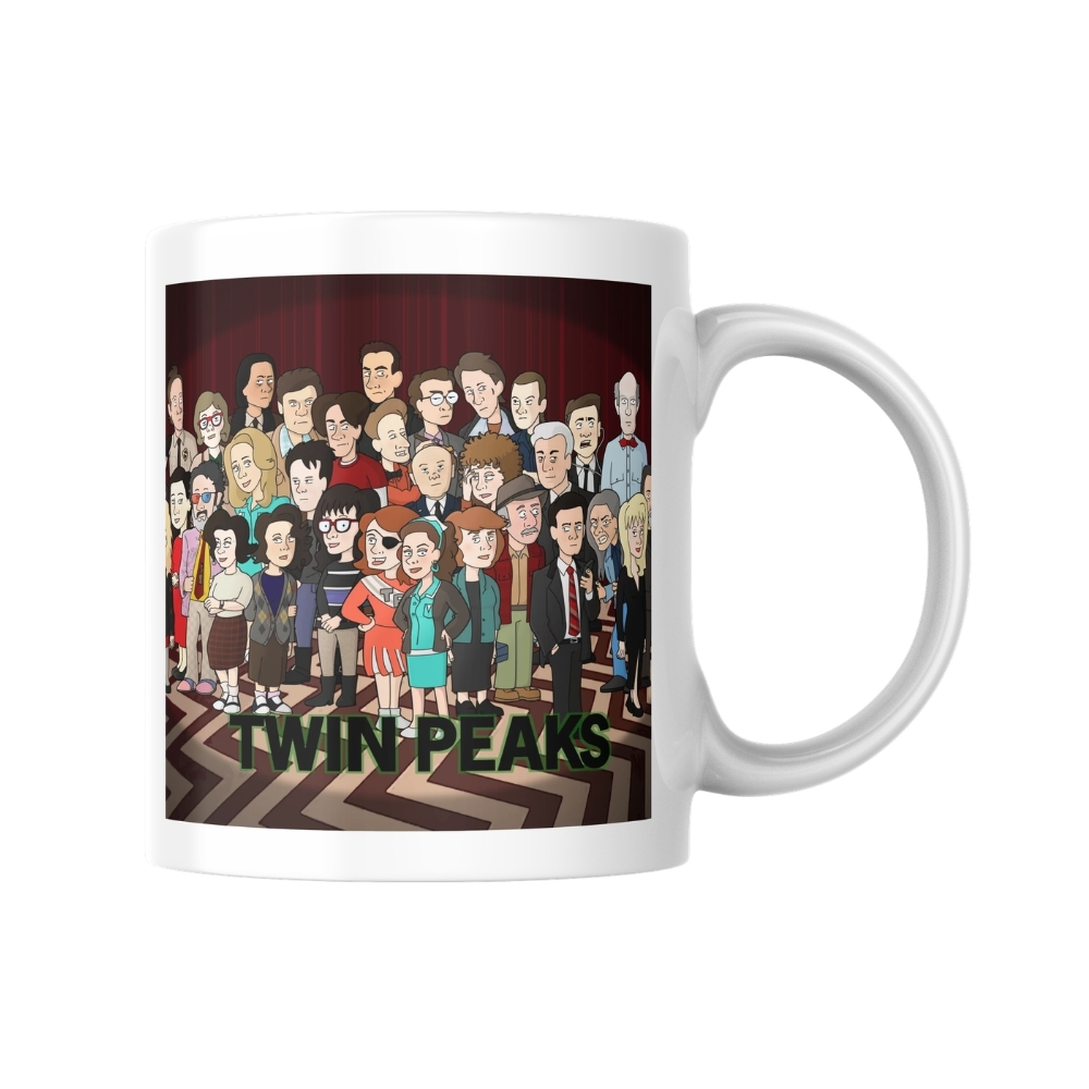 Twin Peaks Cartoon New Mug