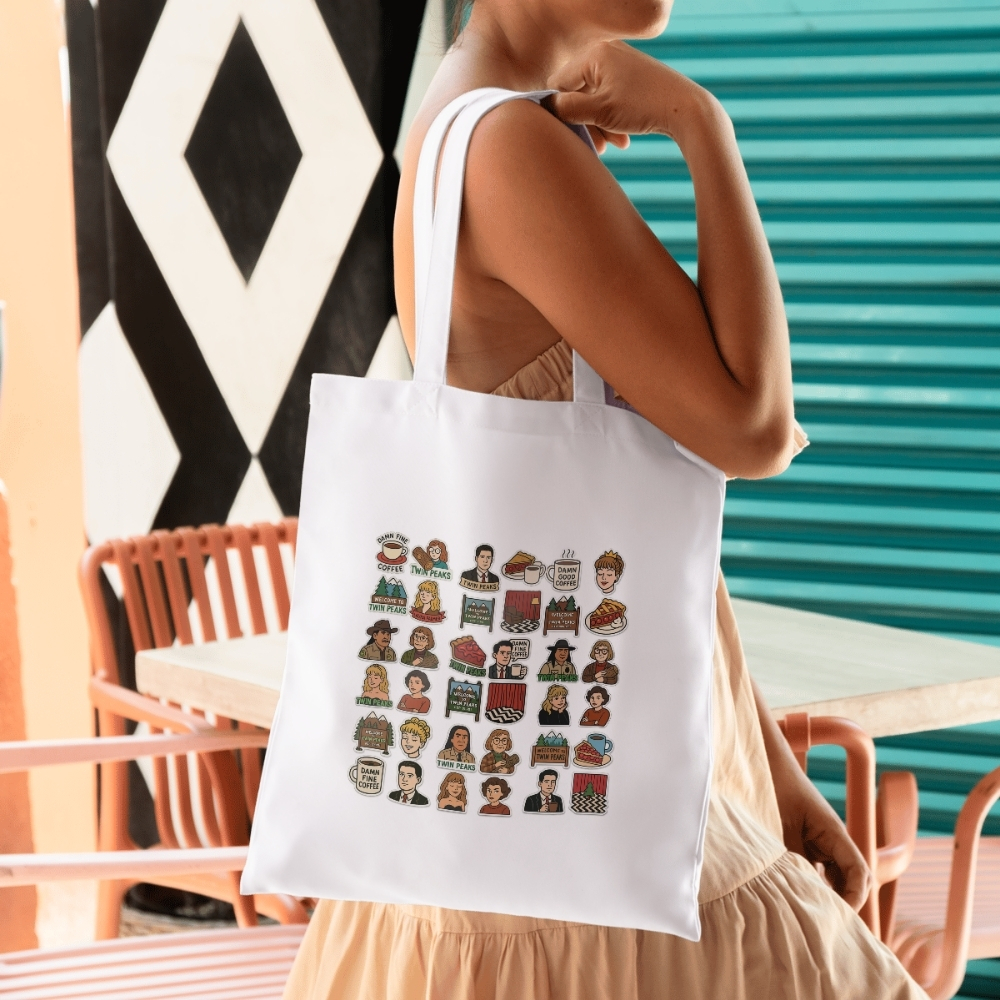 Twin Peaks Cute Steaker Tote Bag