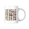 Twin Peaks Cute Stickers Mug