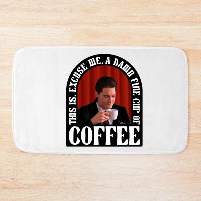 Twin Peaks Drink Coffee Bath Mat