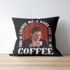 Twin Peaks Drink Coffee Throw Pillow