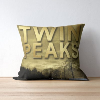 Twin Peaks Horror Movie Throw Pillow