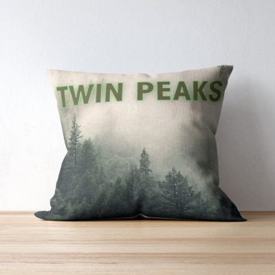 Twin Peaks Rain Forest Throw Pillow