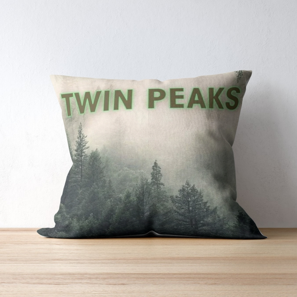 Twin Peaks Rain Forest Throw Pillow
