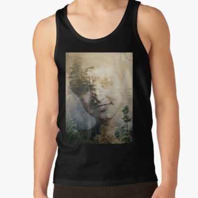 Twin Peaks Laura Double Exposed Forest Photo Tank Top