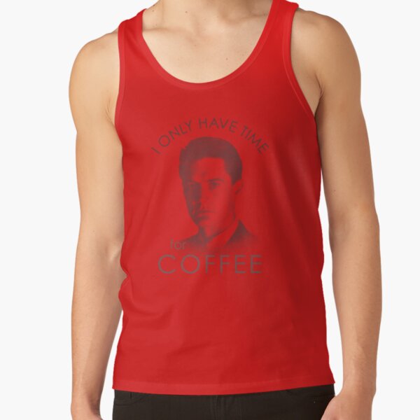Twin Peaks Only Time For Coffee Distressed Tank Top - Image 4