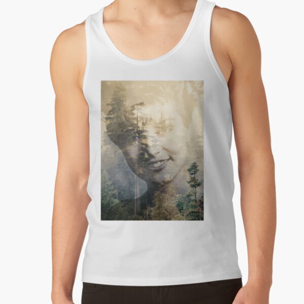 Twin Peaks Laura Double Exposed Forest Photo Tank Top - Image 2