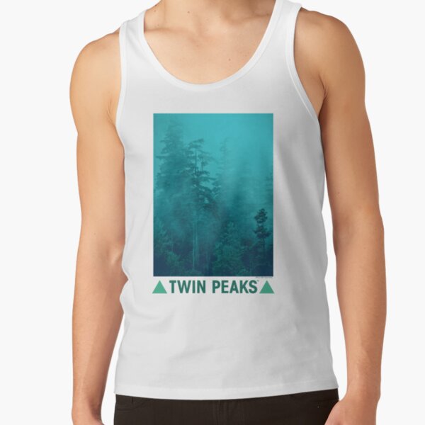 Twin Peaks Green Foggy Mountainside Tank Top - Image 2