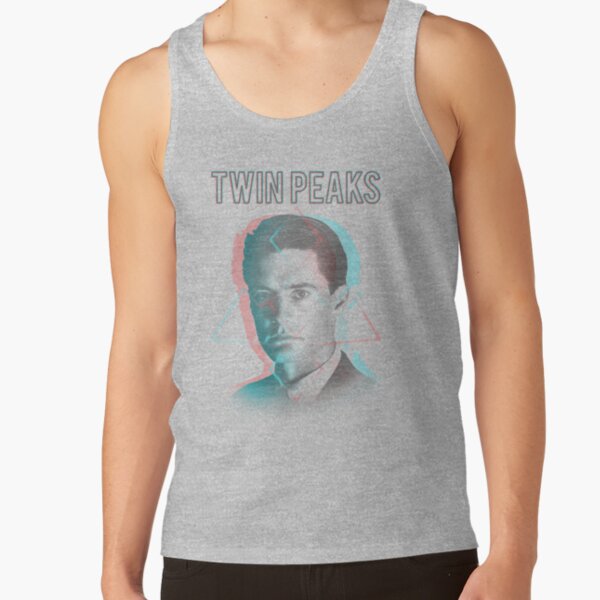 Twin Peaks Fbi Special Agent Dale Cooper Retro Tank Top - Image 3