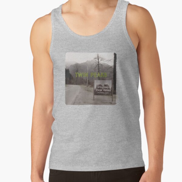 Twin Peaks Mountain View Photoreal Tank Top - Image 3