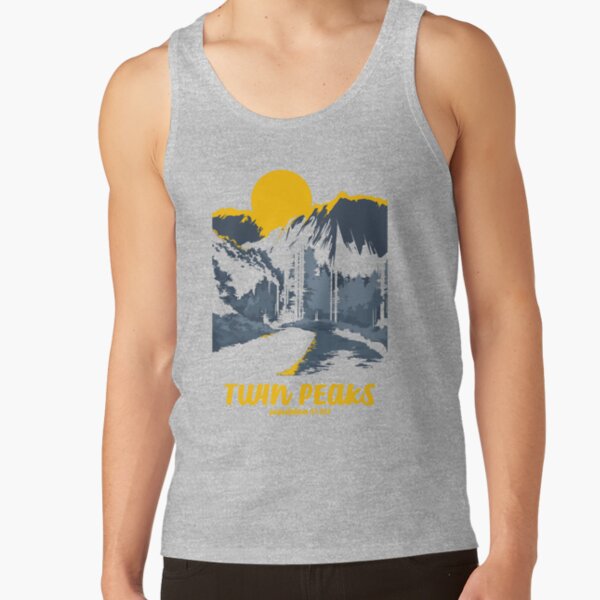 Twin Peaks National Parks Style Tonal Tank Top