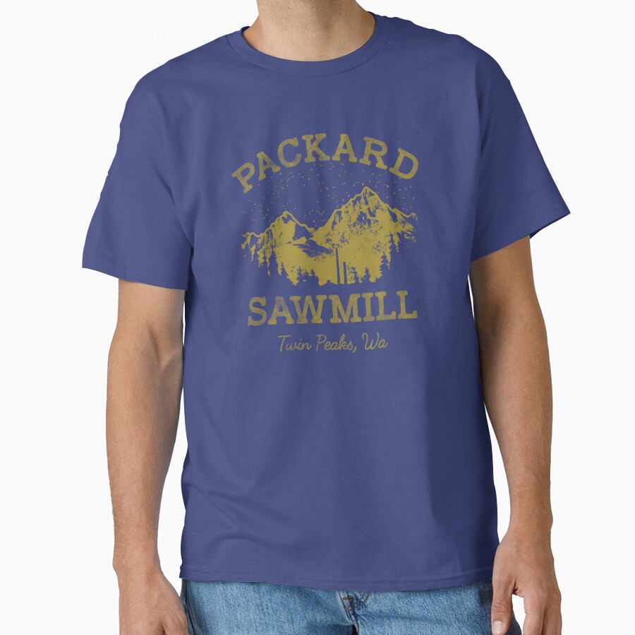 Twin Peaks Packard Sawmill Distressed Retro T-shirt - Image 4