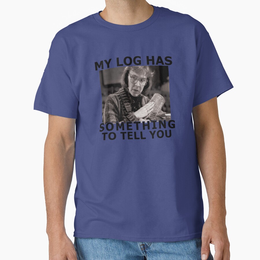 Twin Peaks Margaret My Log Has Something To Tell You Photo T-shirt - Image 4