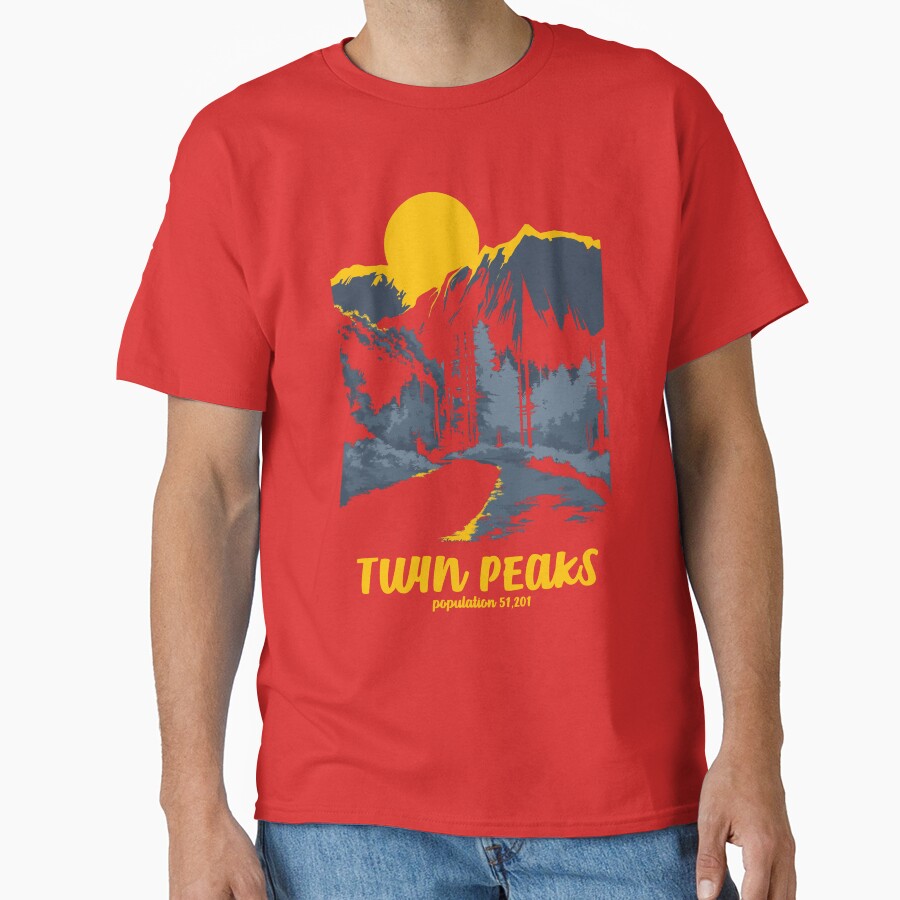Twin Peaks National Parks Style Tonal T-shirt - Image 5