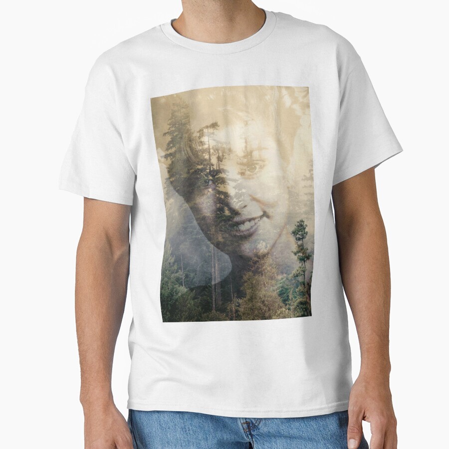 Twin Peaks Laura Double Exposed Forest Photo T-shirt - Image 2