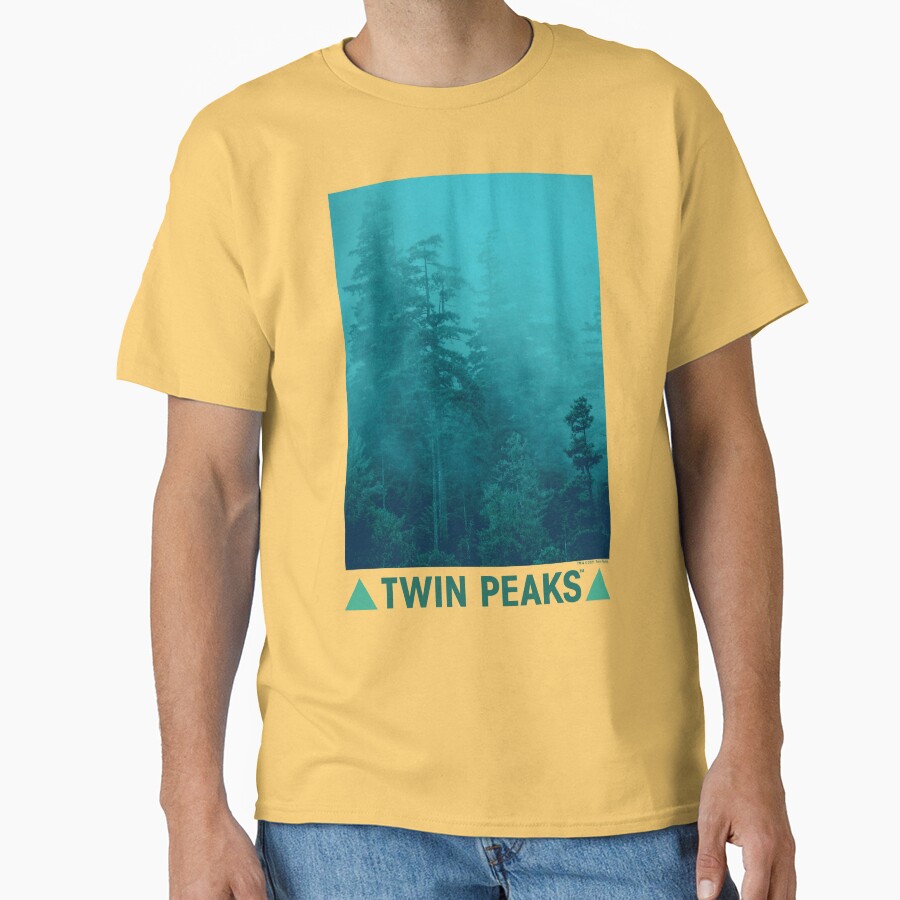 Twin Peaks Green Foggy Mountainside T-shirt - Image 6