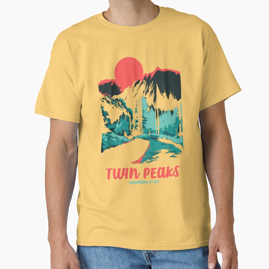 Twin Peaks Classic National Parks Tonal T-shirt - Image 6
