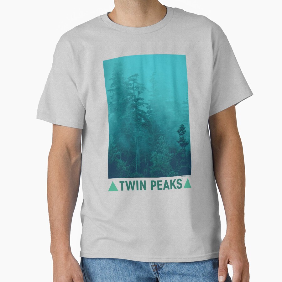 Twin Peaks Green Foggy Mountainside T-shirt - Image 3