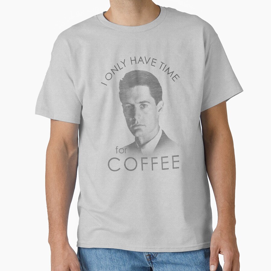 Twin Peaks Only Time For Coffee Distressed T-shirt - Image 3