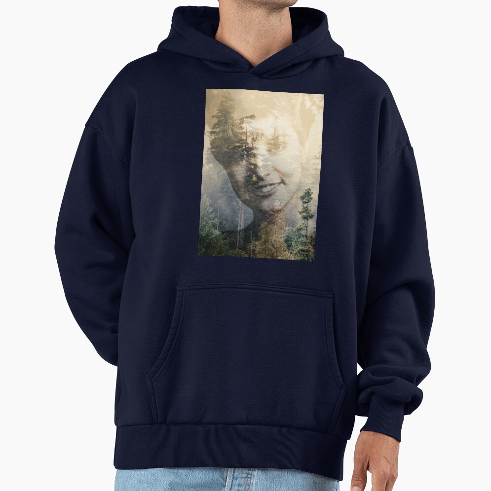 Twin Peaks Laura Double Exposed Forest Photo Hoodie - Image 5