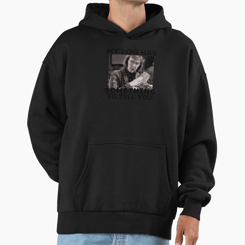 Twin Peaks Margaret My Log Has Something To Tell You Photo Hoodie - Image 2