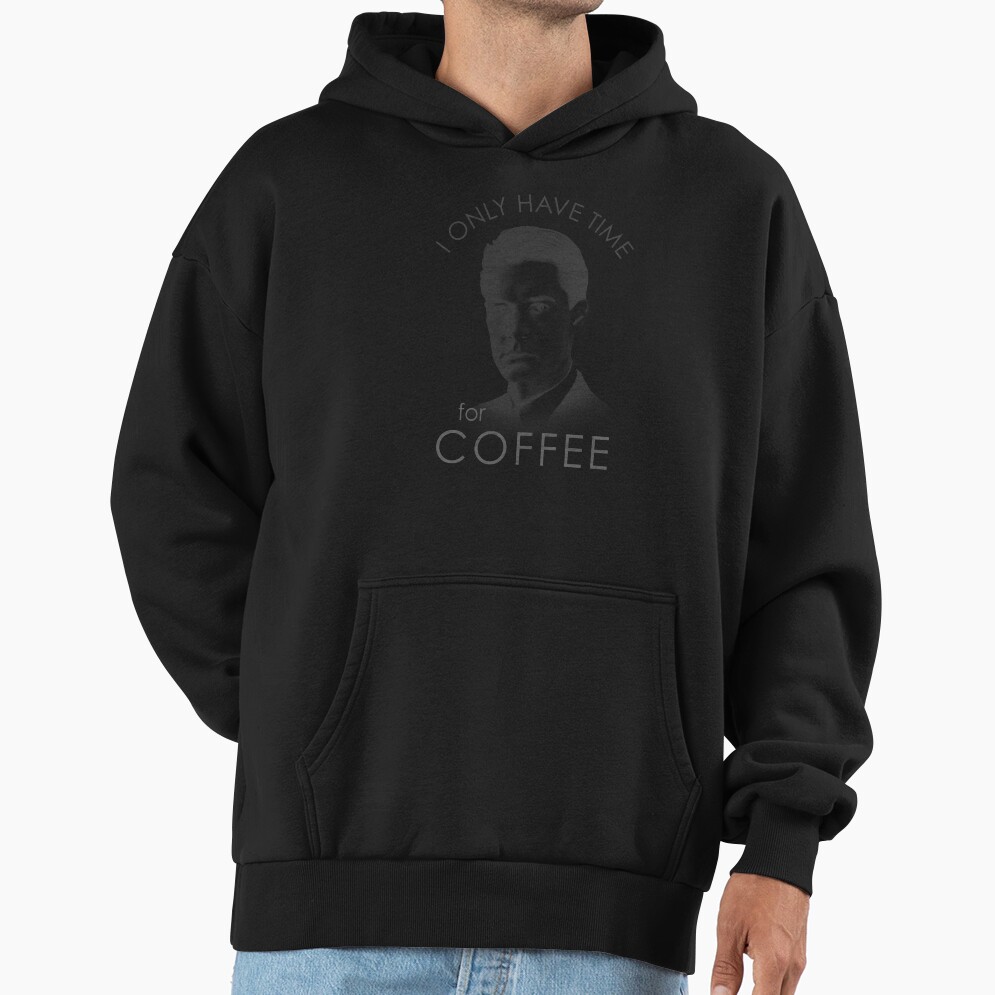 Twin Peaks Only Time For Coffee Distressed Hoodie - Image 2