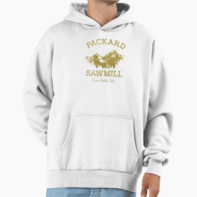 Twin Peaks Packard Sawmill Distressed Retro Hoodie