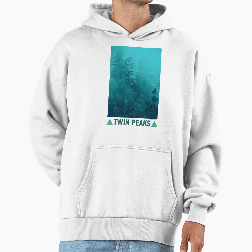 Twin Peaks Green Foggy Mountainside Hoodie - Image 2