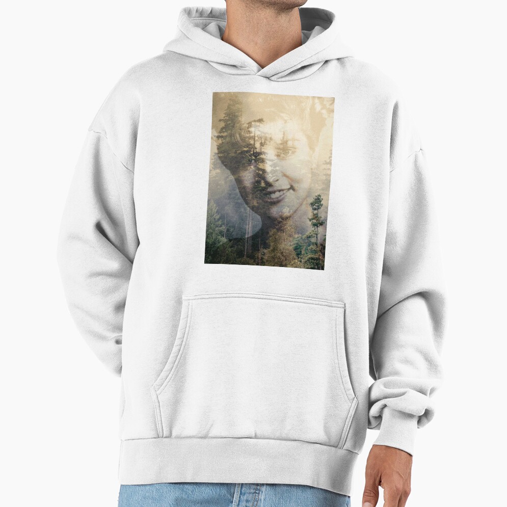 Twin Peaks Laura Double Exposed Forest Photo Hoodie - Image 2