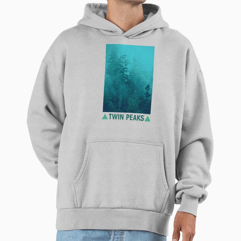 Twin Peaks Green Foggy Mountainside Hoodie - Image 4