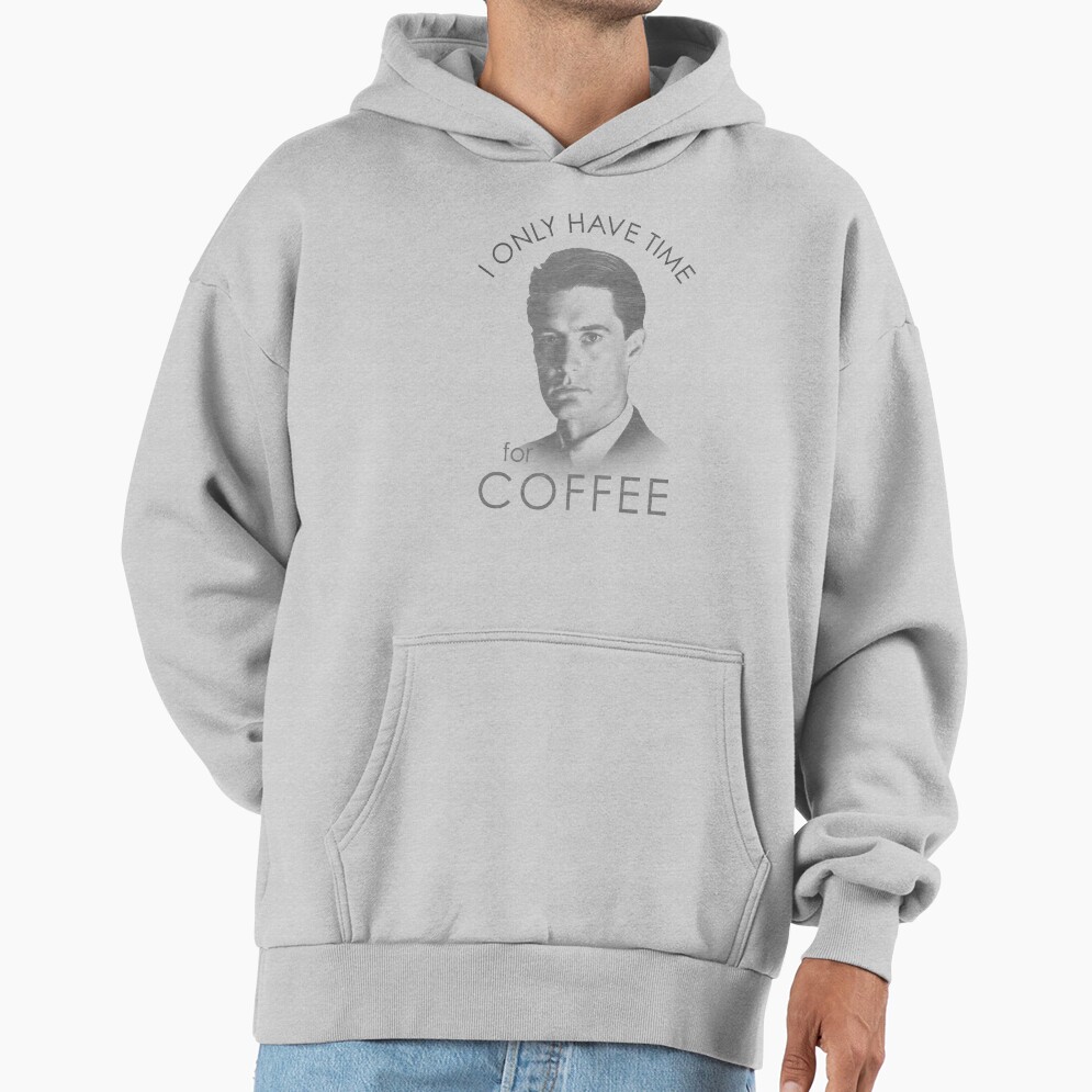 Twin Peaks Only Time For Coffee Distressed Hoodie - Image 4