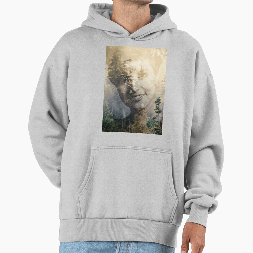 Twin Peaks Laura Double Exposed Forest Photo Hoodie - Image 4
