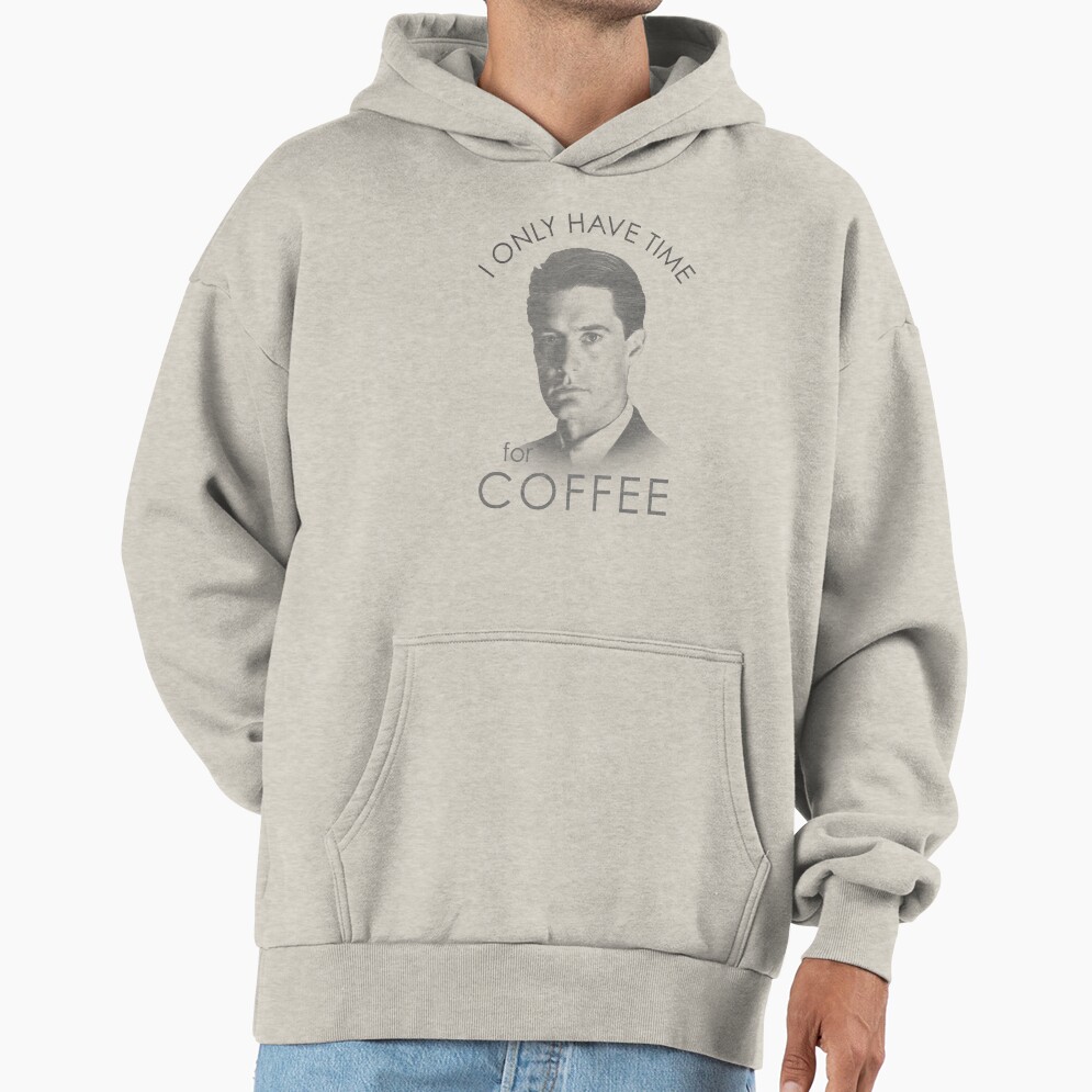 Twin Peaks Only Time For Coffee Distressed Hoodie - Image 3