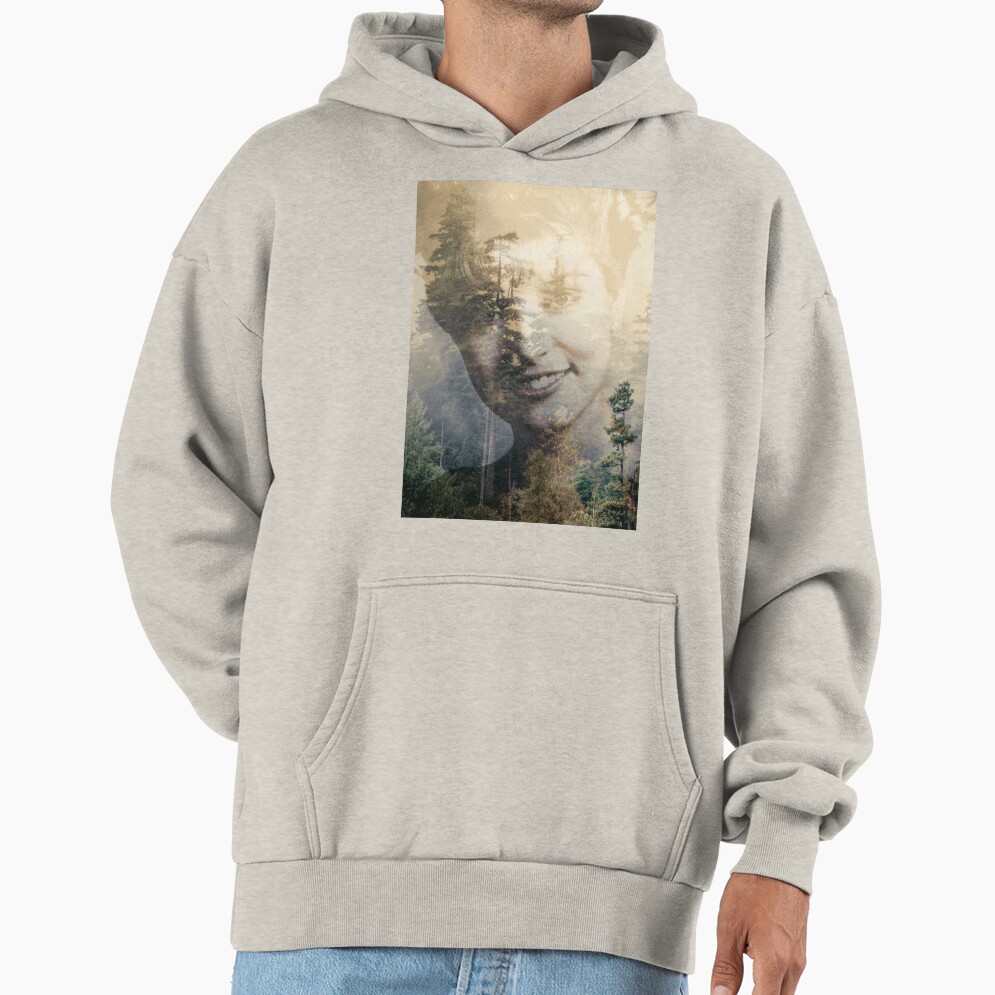 Twin Peaks Laura Double Exposed Forest Photo Hoodie - Image 3