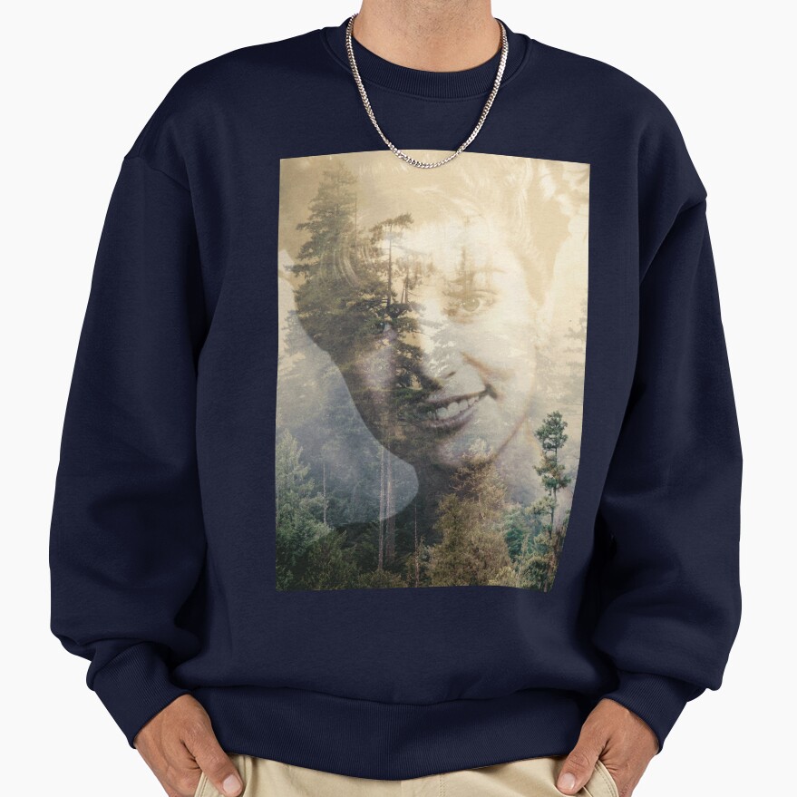 Twin Peaks Laura Double Exposed Forest Photo Sweatshirt - Image 5
