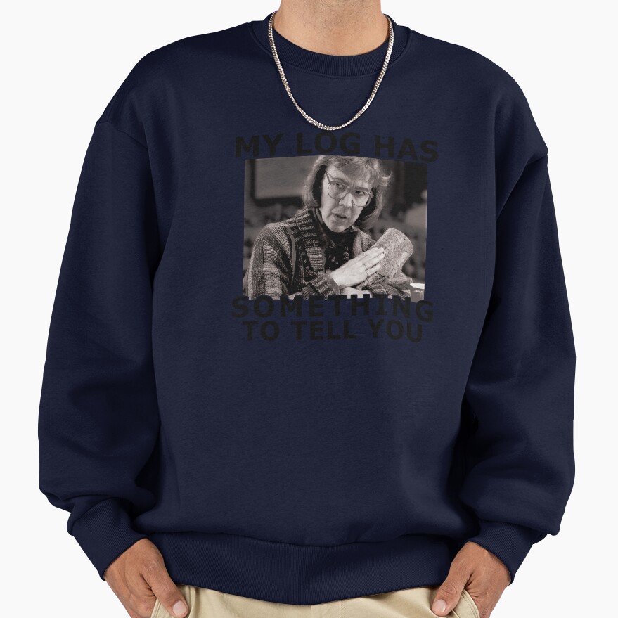 Twin Peaks Margaret My Log Has Something To Tell You Photo Sweatshirt - Image 5