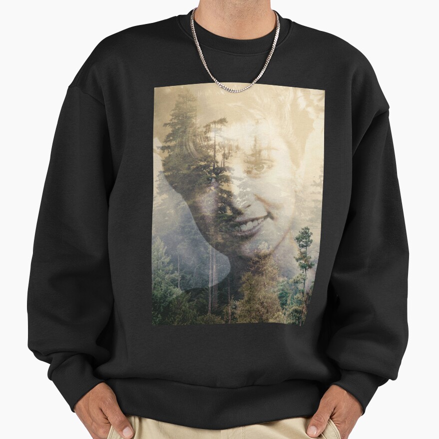 Twin Peaks Laura Double Exposed Forest Photo Sweatshirt