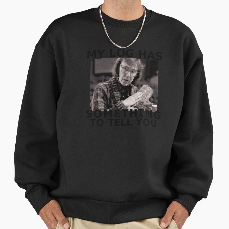 Twin Peaks Margaret My Log Has Something To Tell You Photo Sweatshirt - Image 2