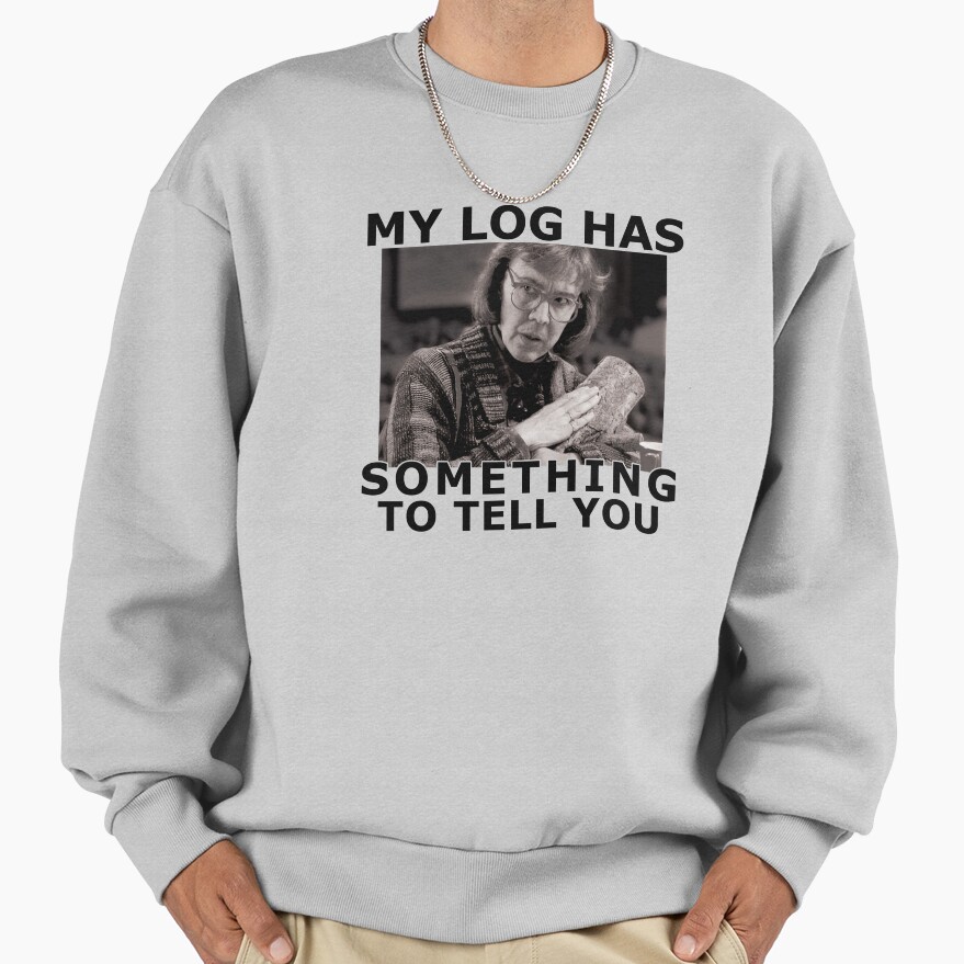 Twin Peaks Margaret My Log Has Something To Tell You Photo Sweatshirt - Image 4