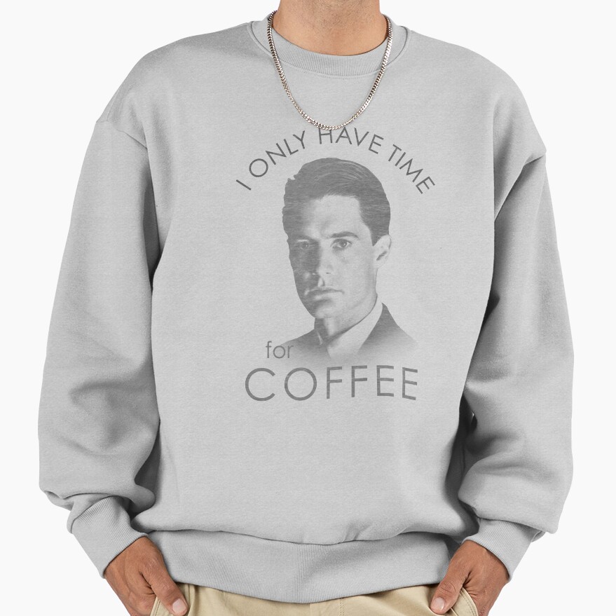 Twin Peaks Only Time For Coffee Distressed Sweatshirt - Image 4