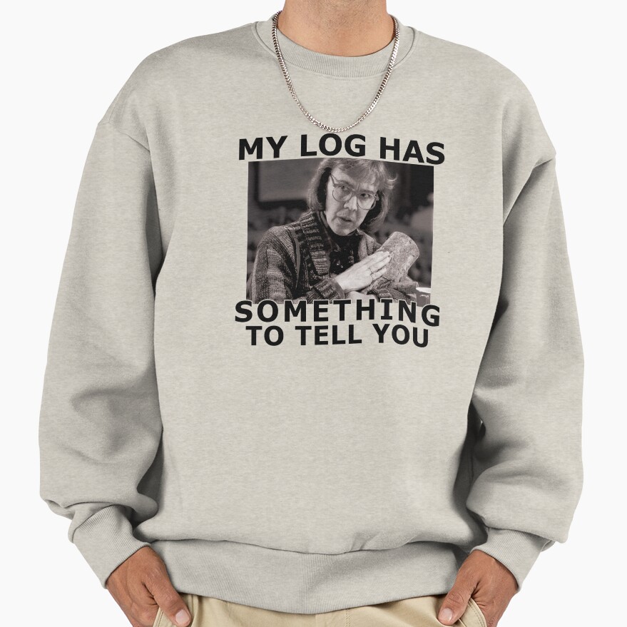 Twin Peaks Margaret My Log Has Something To Tell You Photo Sweatshirt - Image 3